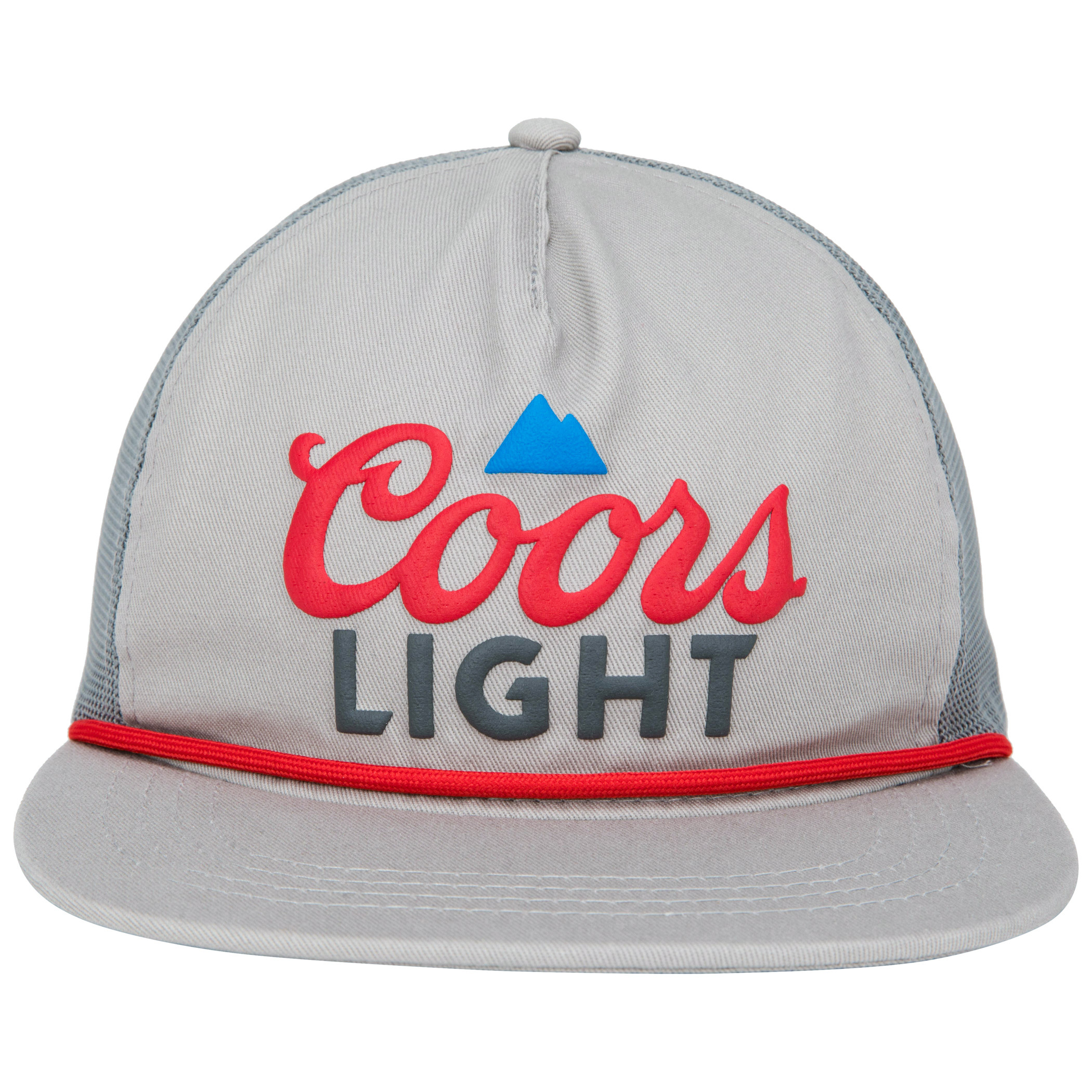 Coors Light 5 Panel Grey Colorway Rope Hat